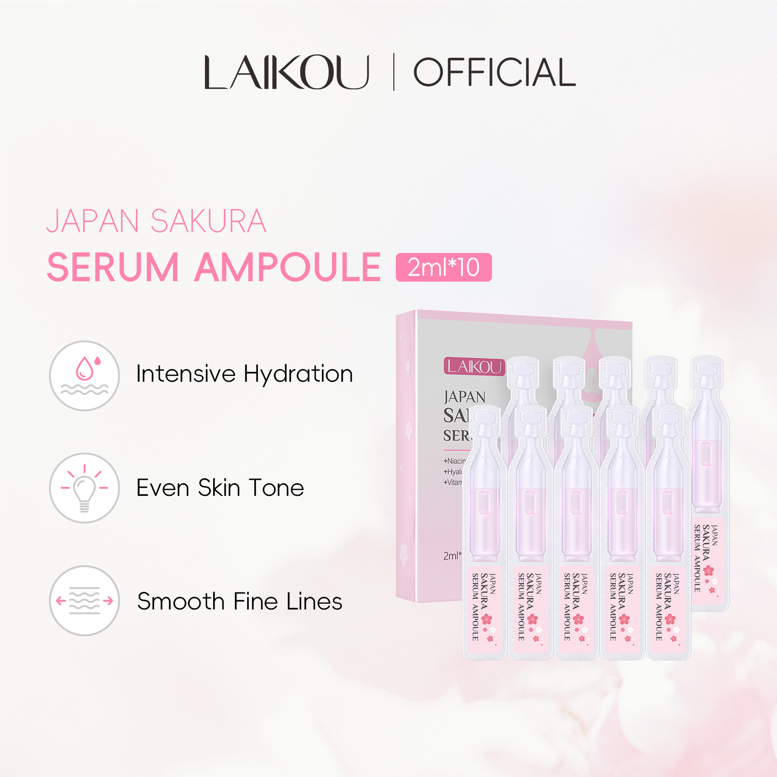 10 szt. Ampułek z serum nawilż – Niacinamide Pore Shrinking Essence recenzja i cena