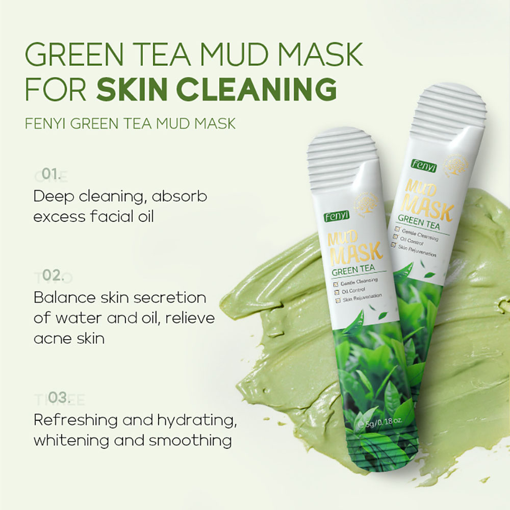 Fenyi Green Tea Clay Mask 5gx2 – Green Tea Cleansing Clay Mask recenzja i cena